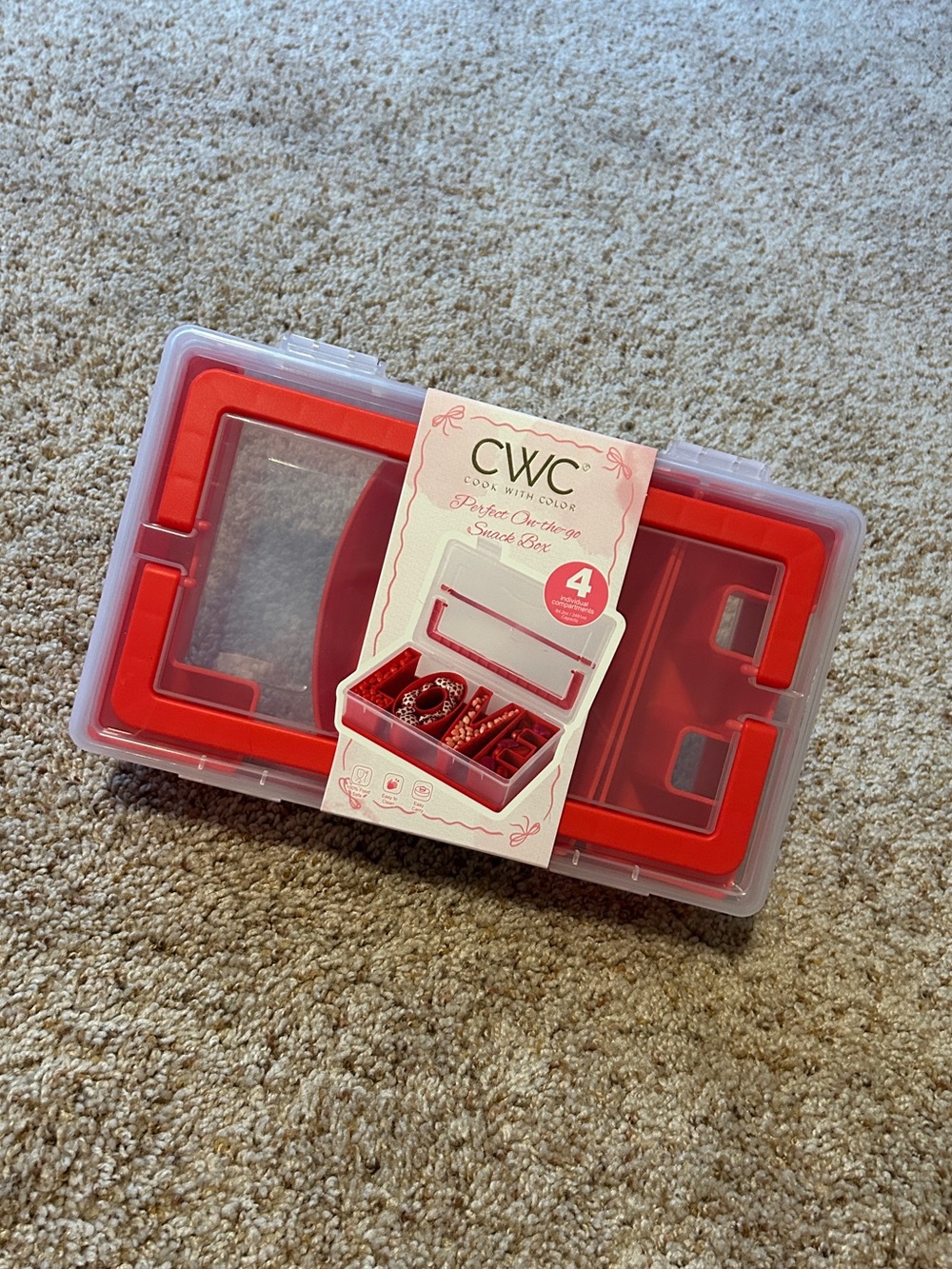 Cook with Color (CWC) Valentine's Day Snackle Box - LOVE